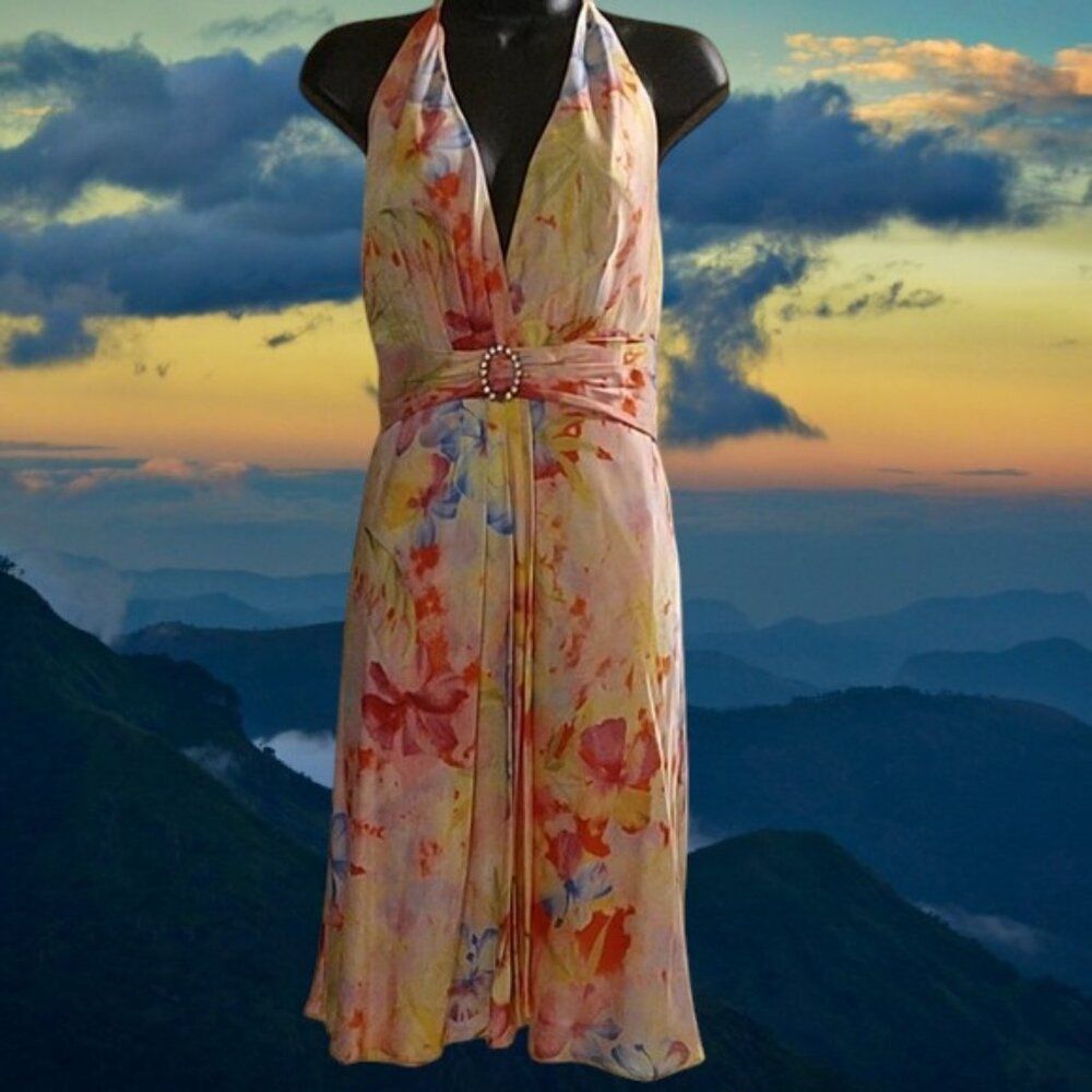 Silk Sublime Tropical Gardens Dress
